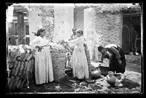 Bending Prints: Lefka, Cyprus, 1878. Creator: John Thomson