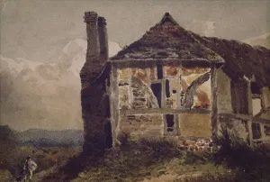 Cox David Prints: Left at a Girls School, 1812. Creator: David Cox the Elder