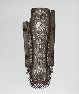 Kufic Prints: Leg Guard (Right), Turkish, possibly Bursa, mid-15th century. Creator: Unknown