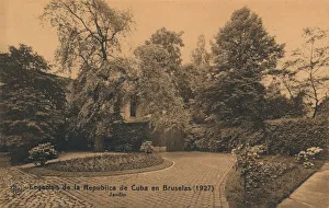 Legacion de la Republica de Cuba en Bruselas (1927) - Jardin, c1927