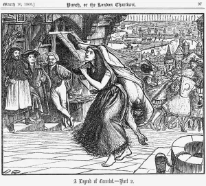 A Legend of Camelot - Part 2, 1866. Artist: George du Maurier