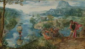 South Netherlandish Prints: The Legend of Saint Christopher, 3rd quarter of the 16th century. Creator: Anon