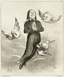 Ascending Prints: Légende de l'an 1850. Creator: Honore Daumier
