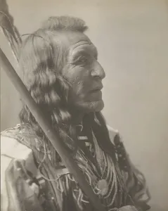 Apsaroke Prints: Two Leggings, 1908. Creator: Edward Sheriff Curtis