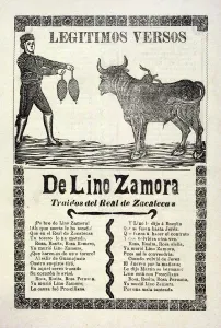 Matador Prints: Legitimos versos de Lino Zamora traidos del Real de Zacatecas, 1903