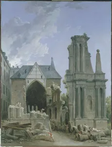 8th Arrondissement Prints: L'Eglise des Feuillants en démolition, c1804. Creator: Hubert Robert