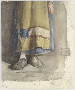 Legs Prints: Legs and feet of standing female figure, 1865-1930. Creator: Jac van Looij