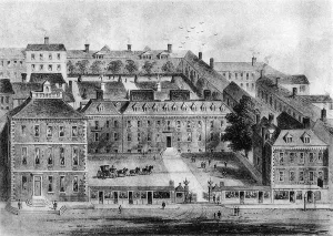Leicester House, Leicester Fields, 18th century, (1908)