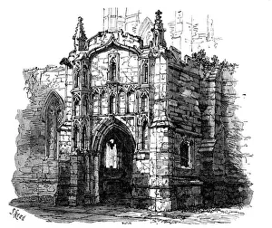 Porch Prints: Leicester: South Porch of St. Margaret's Church, 1868. Creator: Unknown