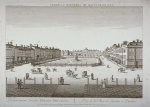 Thomas Bowles Prints: Leicester Square, Westminster, London, c1760. Artist: Balthasar Friedrich Leizelt