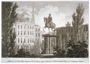 Cartoonist Prints: Leicester Square, Westminster, London, c1805. Artist: Samuel Rawle