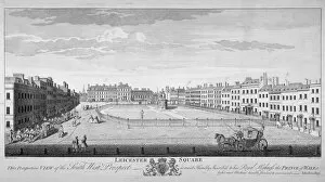 Maurer Collection: Leicester Square, Westminster, London, c1740
