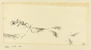 Klee Paul Prints: Leiche (Corpse), 1913. Creator: Paul Klee
