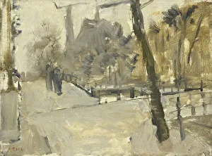 Breitner George Hendrik Prints: The Leidsegracht, Amsterdam, c.1880-c.1923. Creator: George Hendrik Breitner