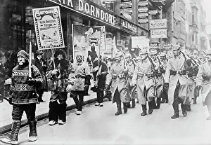 Trade Fair Prints: Leipzig during annual fair, 1915. Creator: Bain News Service