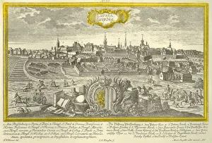 Leipzig Prints: Leipzig, c1740. Creator: Johann Georg Ringlin