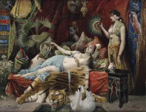 Beauty Prints: Leisure Hour in the Harem, 1921