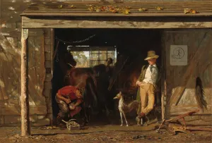 Smithy Prints: Leisure and Labor, 1858. Creator: Francis Blackwell Mayer