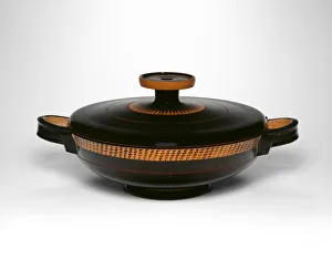 Serving Dish Prints: Lekanis (Covered Dish), about 450-430 BCE. Creator: Unknown