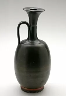 Campania Gallery: Lekythos (Oil Jar), about 400 BCE. Creator: Unknown