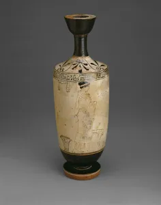 Lekythos Prints: Lekythos (Oil Jar), About 440 BCE. Creator: Unknown