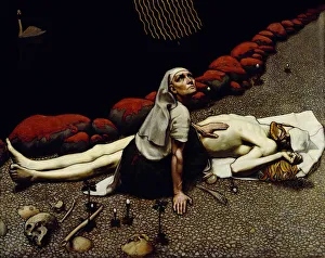 Akseli 1865 1931 Prints: Lemminkainens Mother, 1897. Artist: Gallen-Kallela, Akseli (1865-1931)