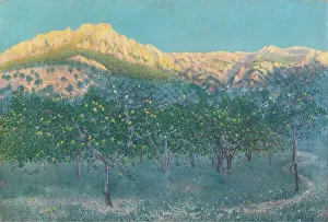Degouve De Nuncques Prints: Lemon trees, Mallorca