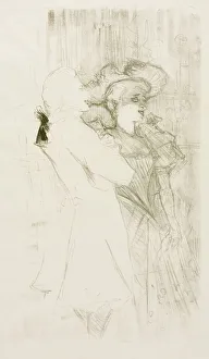 Lender and Auguez in The Song of Fortune, 1895. Creator: Henri de Toulouse-Lautrec