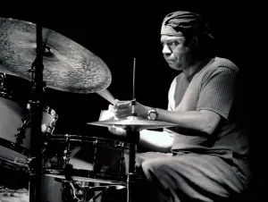 Jazz Fusion Prints: Lenny White, Ronnie Scotts, London, 2002. Artist: Brian O Connor