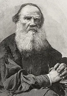 Leo Tolstoy, (1828-1910), Russian writer, 1898. Creator: Arturo Carretero y Sanchez