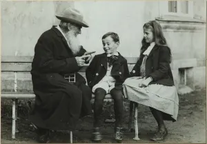 Tolstoy Prints: Leo Tolstoy with grandchildren Leo and Sofia