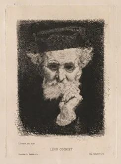 Léon Bonnat Prints: Leon Cogniet, 1881. Creator: Leon Bonnat (French, 1833-1922); Cadart