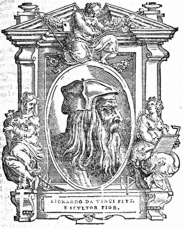 Leonardo da Vinci. From: Giorgio Vasari, The Lives of the Most Excellent Italian Painters, Sculptors, and Architects, 1568. Artist: Anonymous