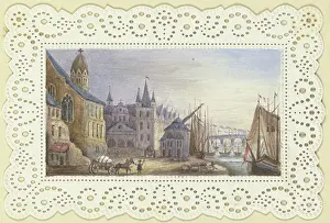 Darmstadt Prints: Leonhardskirche and Saalhof, Frankfurt am Main