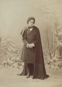 Pushkin Prints: Leonid Sobinov as Lensky in opera Eugene Onegin by Pyotr Tchaikovsky, 1900s