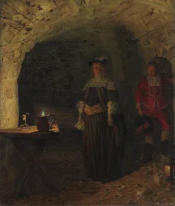 Historical Scene Or Person Prints: Leonora Christina is led by Captain Ahlefeldt into Blatarn