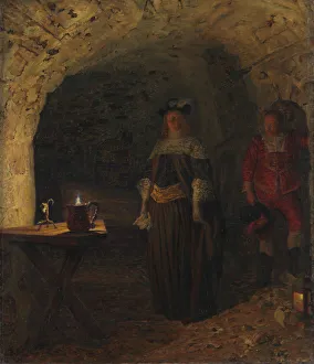 Oslo Prints: Leonora Christina, led by Frederik Ahlefeldt in the Blue Tower, 1893. Creator: Zahrtmann