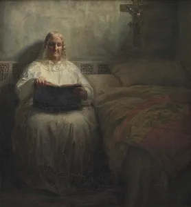 Bedside Prints: Leonora Christina in the Maribo Monastery, 1882. Creator: Kristian Zahrtmann