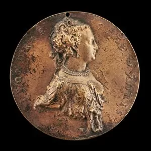 Pearl Necklace Collection: Leonora, Wife of Giovanni Battista Cambi, called Bombarda, the Medallist