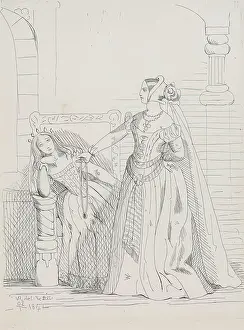 Action Prints: Leonore And Imperiale, (ASE 27), 1841. Creator: Queen Victoria