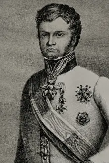 Leopold II, (1797-1870), Grand Duke of Tuscany (1824-1859), 1852. Detail. Creator: Julio Donon