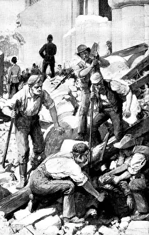 Incident Prints: The Lepers Window:digging out the debris were found what might have been the remains