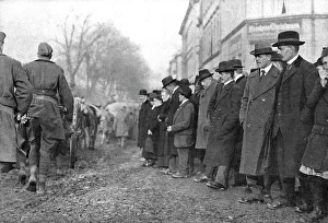 Resentment Prints: Les Americains en terre allemande; Quelques physionomies d'Allemands assistant a l'entrée