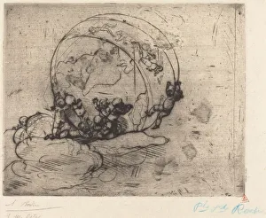 World Collection: Les Amours Conduisant le Monde, 1881. Creator: Auguste Rodin