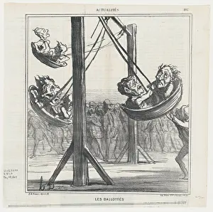 Les Ballottes, 1869. Creator: Honore Daumier
