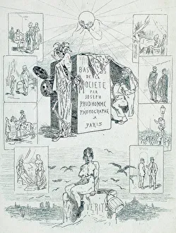 Jesters Hat Prints: Les Bas-fonds de la société, 1864. Creator: Félicien Rops