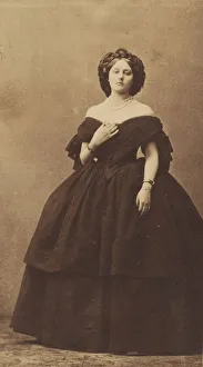 Virginia Prints: Les beau decollete, 1860s. Creator: Pierre-Louis Pierson