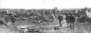 Devestation Prints: Les Britanniques au Nord de la Somme... 1918. Creator: Unknown