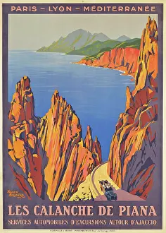 Broders Prints: Les calanche de Piana, 1923. Creator: Broders, Roger (1883-1953)