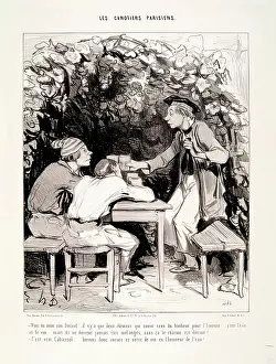 Activity Prints: Les Canotiers Parisiens.-Vois-tu Mon ami Durand.. 1843. Creator: Honore Daumier